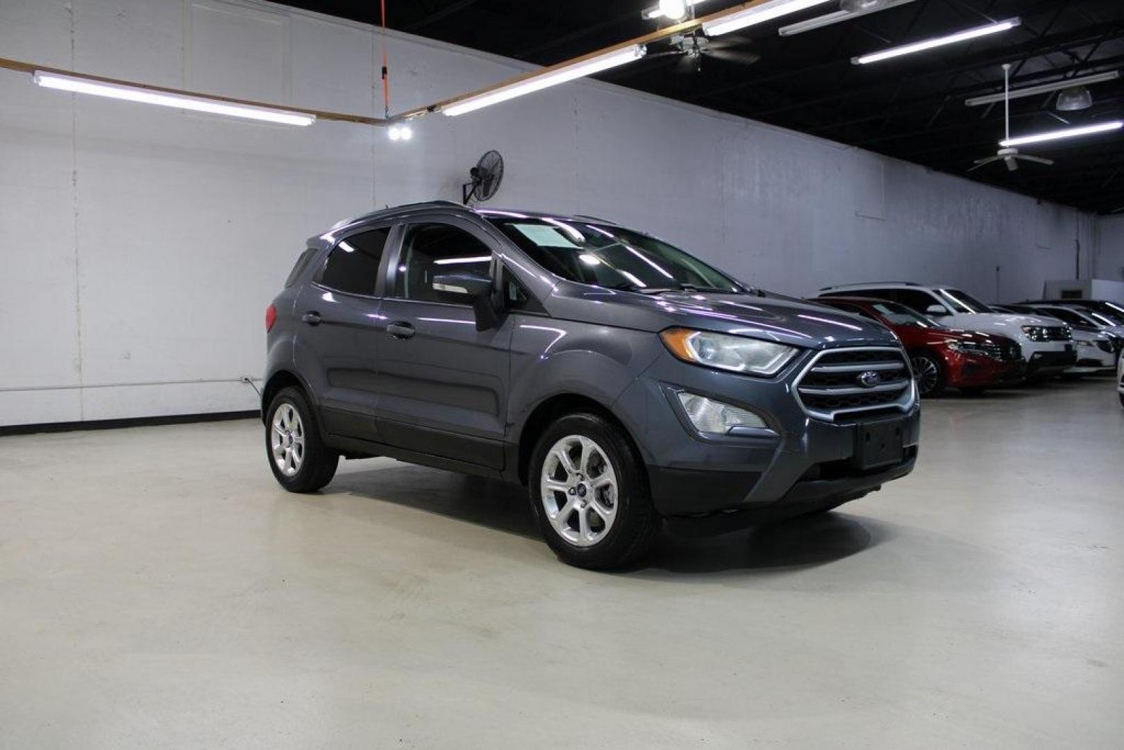 2019 Smoke /Ebony Black Ford EcoSport SE (MAJ3S2GE4KC) with an EcoBoost 1.0L I3 GTDi DOHC Turbocharged VCT engine, Automatic transmission, located at 15300 Midway Rd., Addison, TX, 75001, (972) 702-0011, 32.958321, -96.838074 - Photo#6