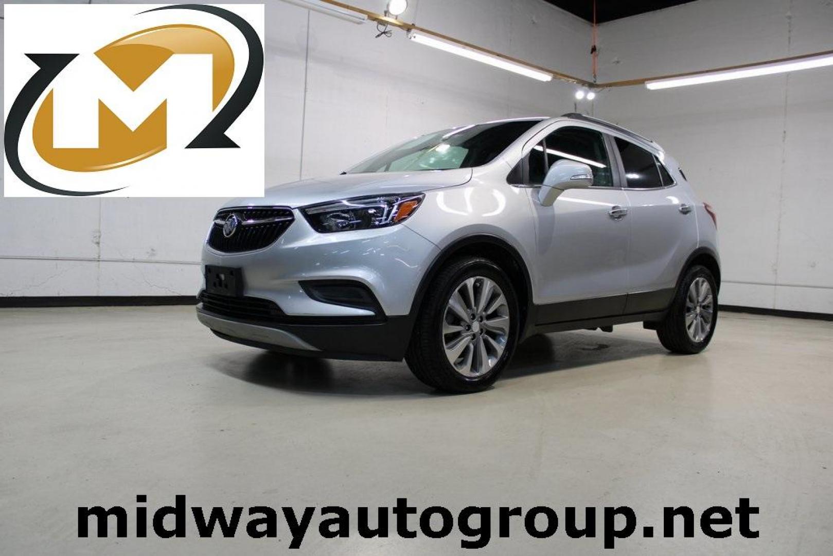 2019 Quicksilver Metallic /Ebony Buick Encore Preferred (KL4CJASBXKB) with an ECOTEC 1.4L I4 SMPI DOHC Turbocharged VVT engine, Automatic transmission, located at 15300 Midway Rd., Addison, TX, 75001, (972) 702-0011, 32.958321, -96.838074 - Photo#0