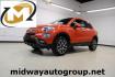 2016 Arancio (Orange) /Brown Fiat 500X Trekking Plus (ZFBCFYET8GP) with an 2.4L I4 MultiAir engine, Automatic transmission, located at 15300 Midway Rd., Addison, TX, 75001, (972) 702-0011, 32.958321, -96.838074 - Photo#0