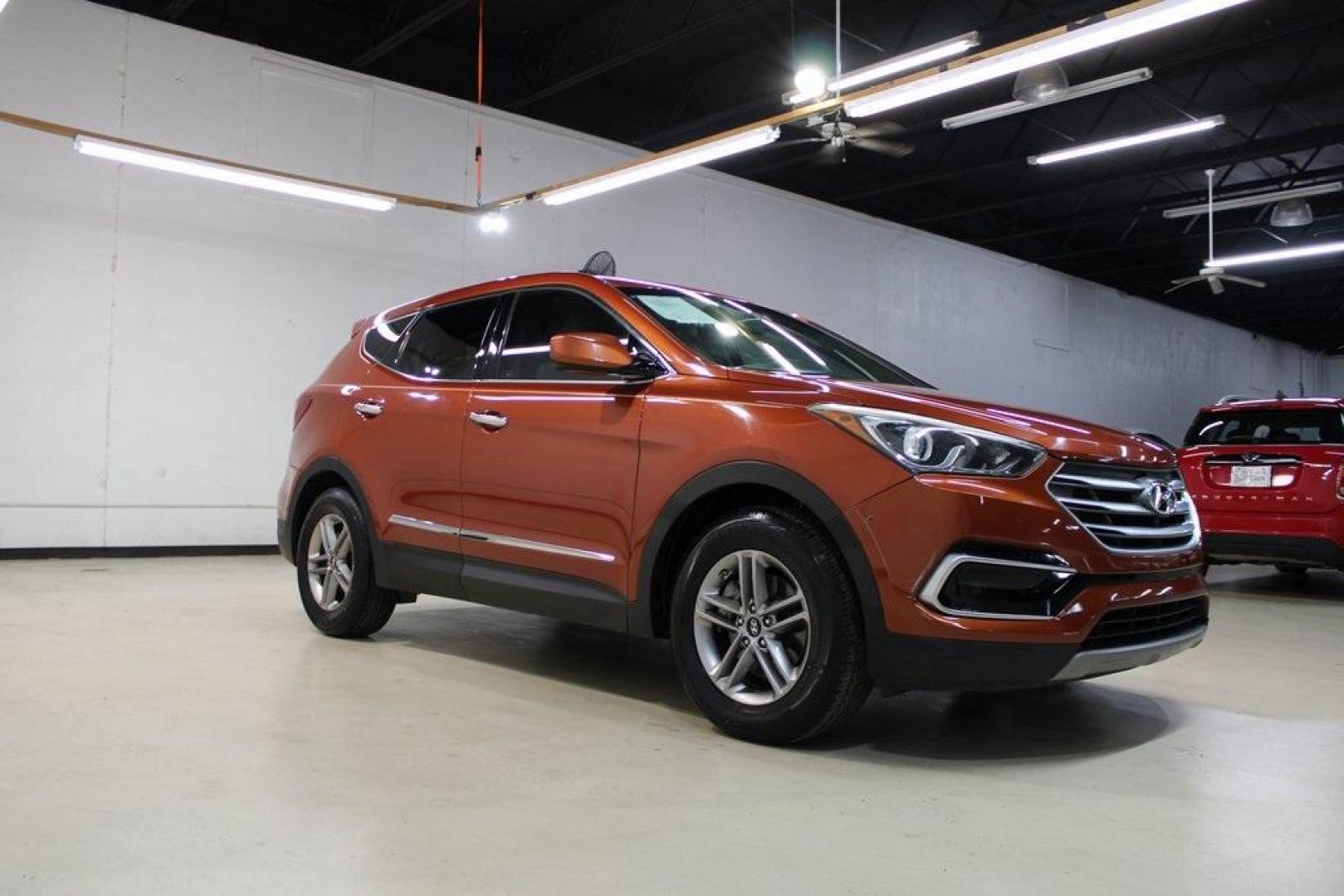 2017 Canyon Copper /Beige Hyundai Santa Fe Sport 2.4 Base (5XYZT3LB1HG) with an 2.4L I4 DGI DOHC 16V engine, Automatic transmission, located at 15300 Midway Rd., Addison, TX, 75001, (972) 702-0011, 32.958321, -96.838074 - Photo#6