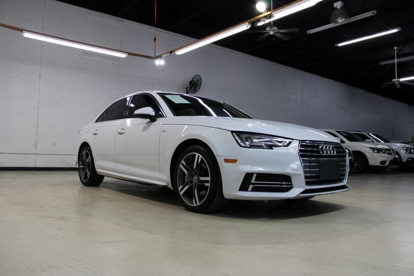 2017 Glacier White /Gray Audi A4 2.0T Premium Plus (WAULNAF46HN) with an 2.0L I4 TFSI DOHC engine, Automatic transmission, located at 15300 Midway Rd., Addison, TX, 75001, (972) 702-0011, 32.958321, -96.838074 - Photo#1