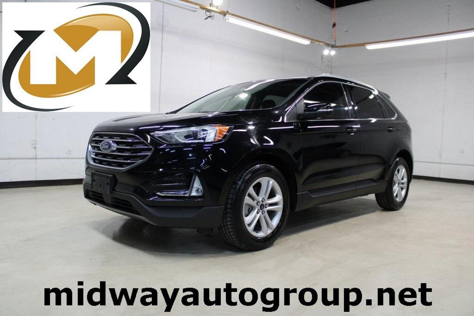 2020 Black /Ebony Ford Edge SEL (2FMPK3J9XLB) with an EcoBoost 2.0L I4 GTDi DOHC Turbocharged VCT engine, Automatic transmission, located at 15300 Midway Rd., Addison, TX, 75001, (972) 702-0011, 32.958321, -96.838074 - Photo#0