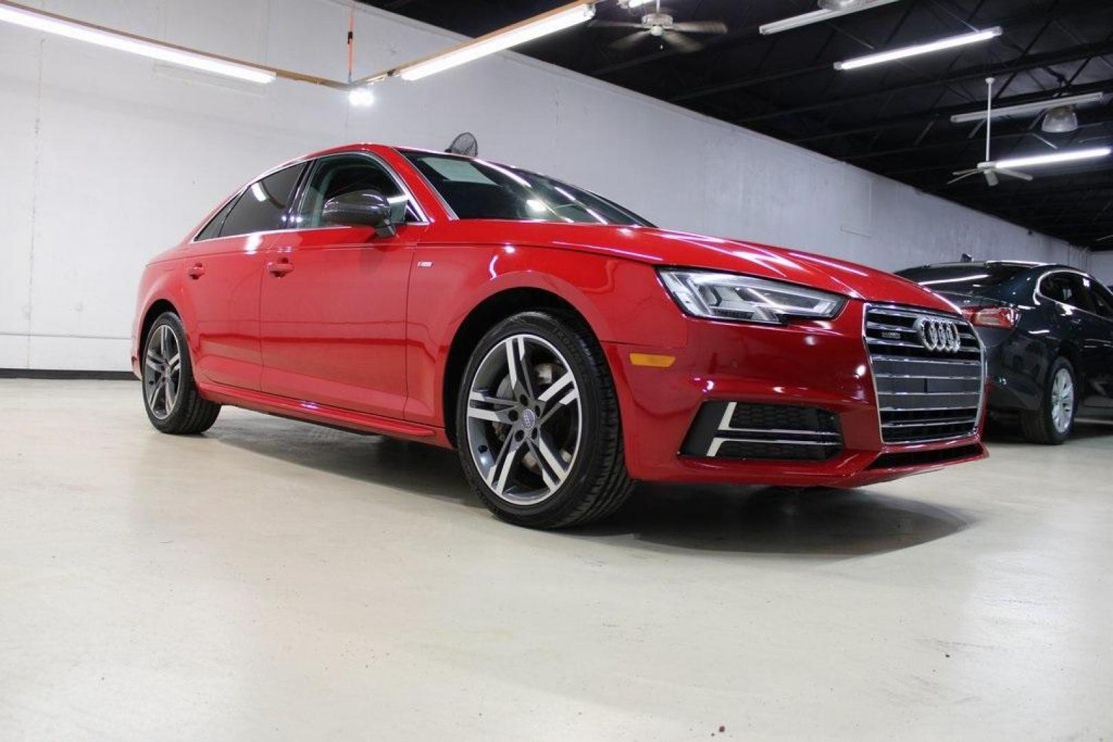 2017 Tango Red /Black Audi A4 2.0T Premium Plus (WAUENAF44HN) with an 2.0L I4 TFSI DOHC engine, Automatic transmission, located at 15300 Midway Rd., Addison, TX, 75001, (972) 702-0011, 32.958321, -96.838074 - Photo#1