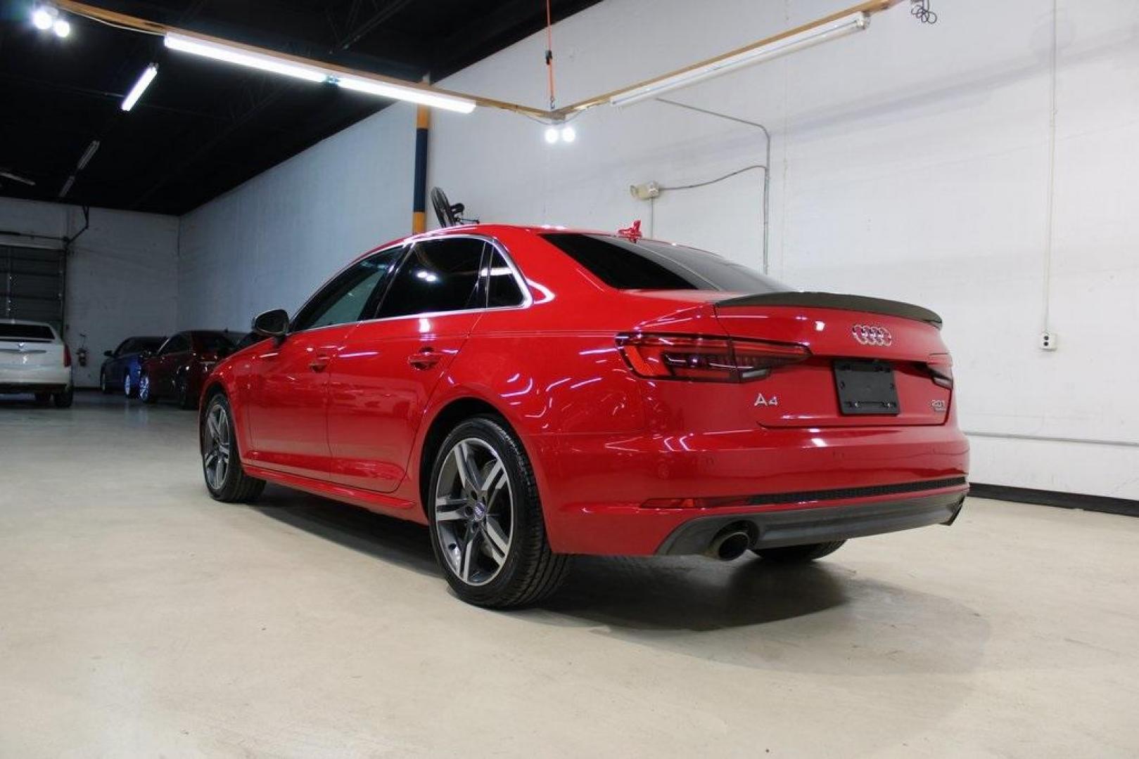 2017 Tango Red /Black Audi A4 2.0T Premium Plus (WAUENAF44HN) with an 2.0L I4 TFSI DOHC engine, Automatic transmission, located at 15300 Midway Rd., Addison, TX, 75001, (972) 702-0011, 32.958321, -96.838074 - Photo#3