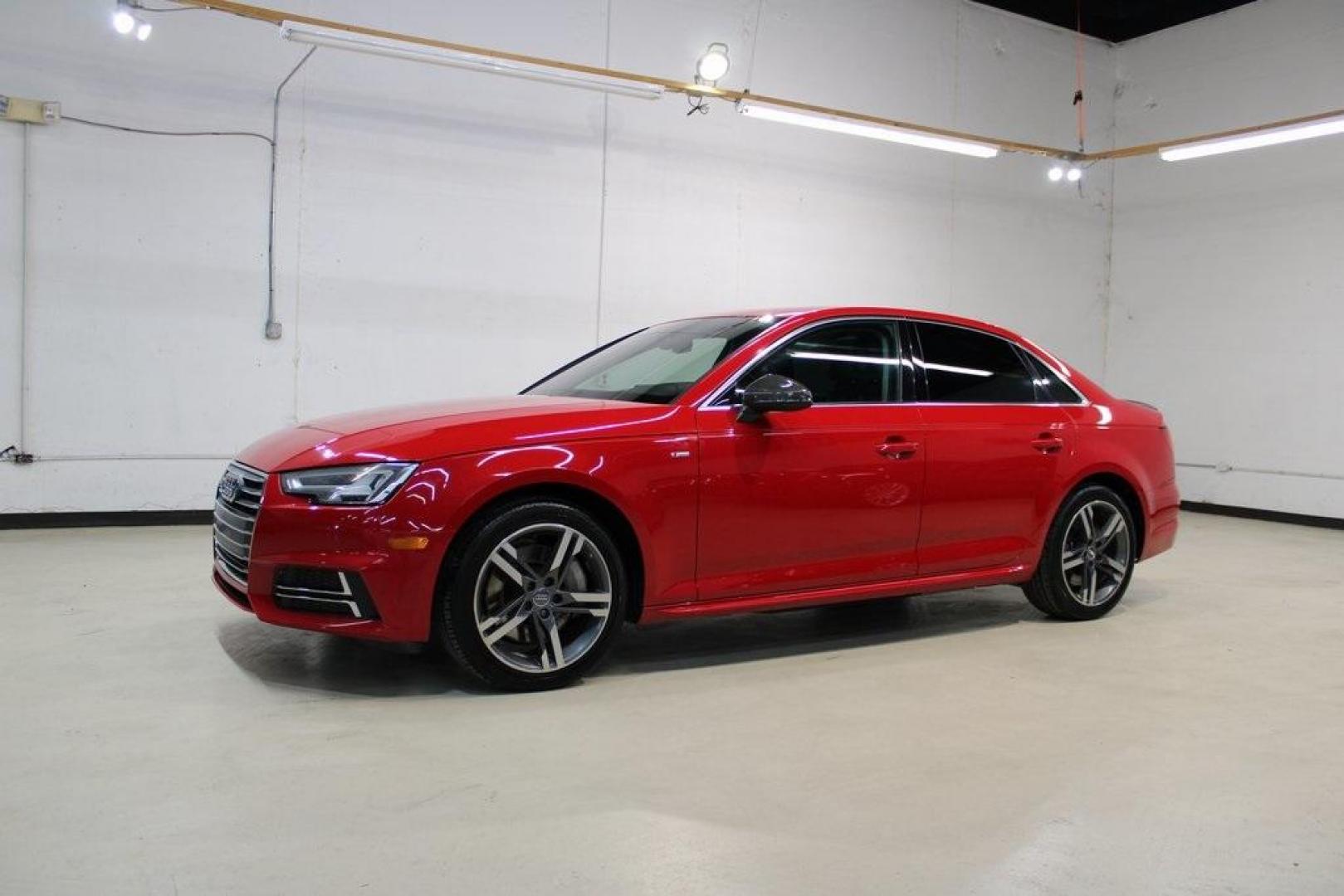 2017 Tango Red /Black Audi A4 2.0T Premium Plus (WAUENAF44HN) with an 2.0L I4 TFSI DOHC engine, Automatic transmission, located at 15300 Midway Rd., Addison, TX, 75001, (972) 702-0011, 32.958321, -96.838074 - Photo#4