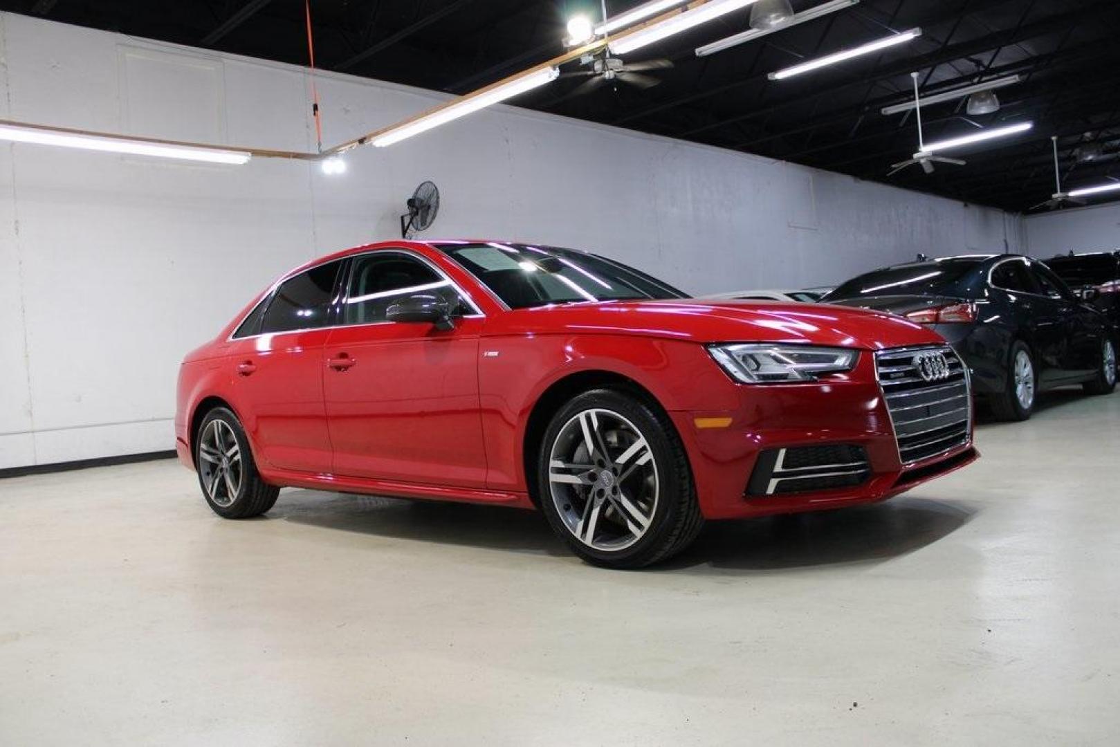 2017 Tango Red /Black Audi A4 2.0T Premium Plus (WAUENAF44HN) with an 2.0L I4 TFSI DOHC engine, Automatic transmission, located at 15300 Midway Rd., Addison, TX, 75001, (972) 702-0011, 32.958321, -96.838074 - Photo#6