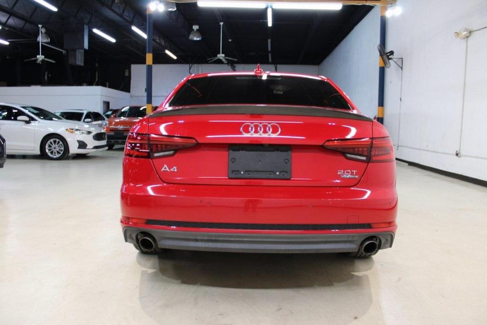 2017 Tango Red /Black Audi A4 2.0T Premium Plus (WAUENAF44HN) with an 2.0L I4 TFSI DOHC engine, Automatic transmission, located at 15300 Midway Rd., Addison, TX, 75001, (972) 702-0011, 32.958321, -96.838074 - Photo#7