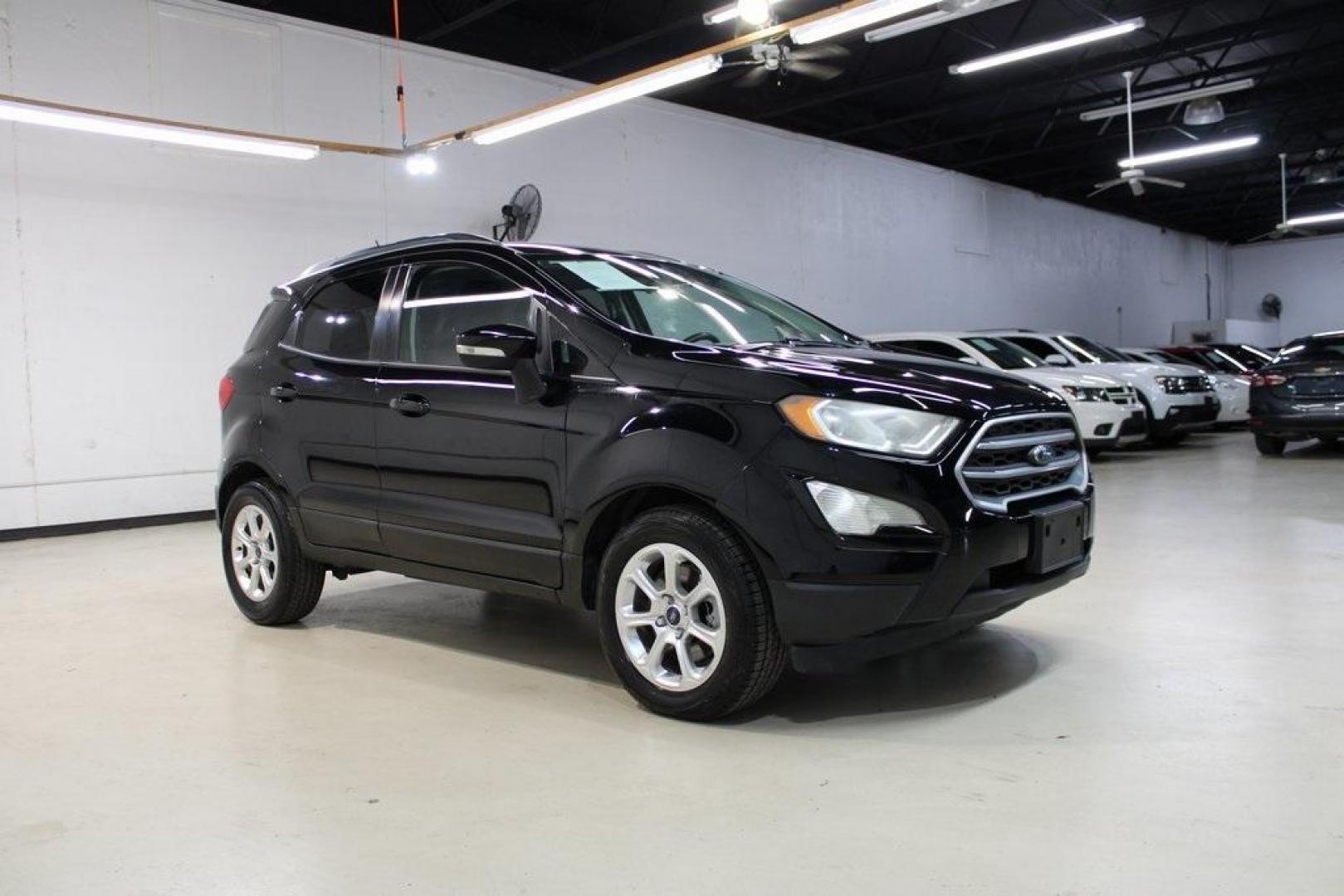 2018 Shadow Black /Ebony Black Ford EcoSport SE (MAJ3P1TE1JC) with an EcoBoost 1.0L I3 GTDi DOHC Turbocharged VCT engine, Automatic transmission, located at 15300 Midway Rd., Addison, TX, 75001, (972) 702-0011, 32.958321, -96.838074 - Photo#6