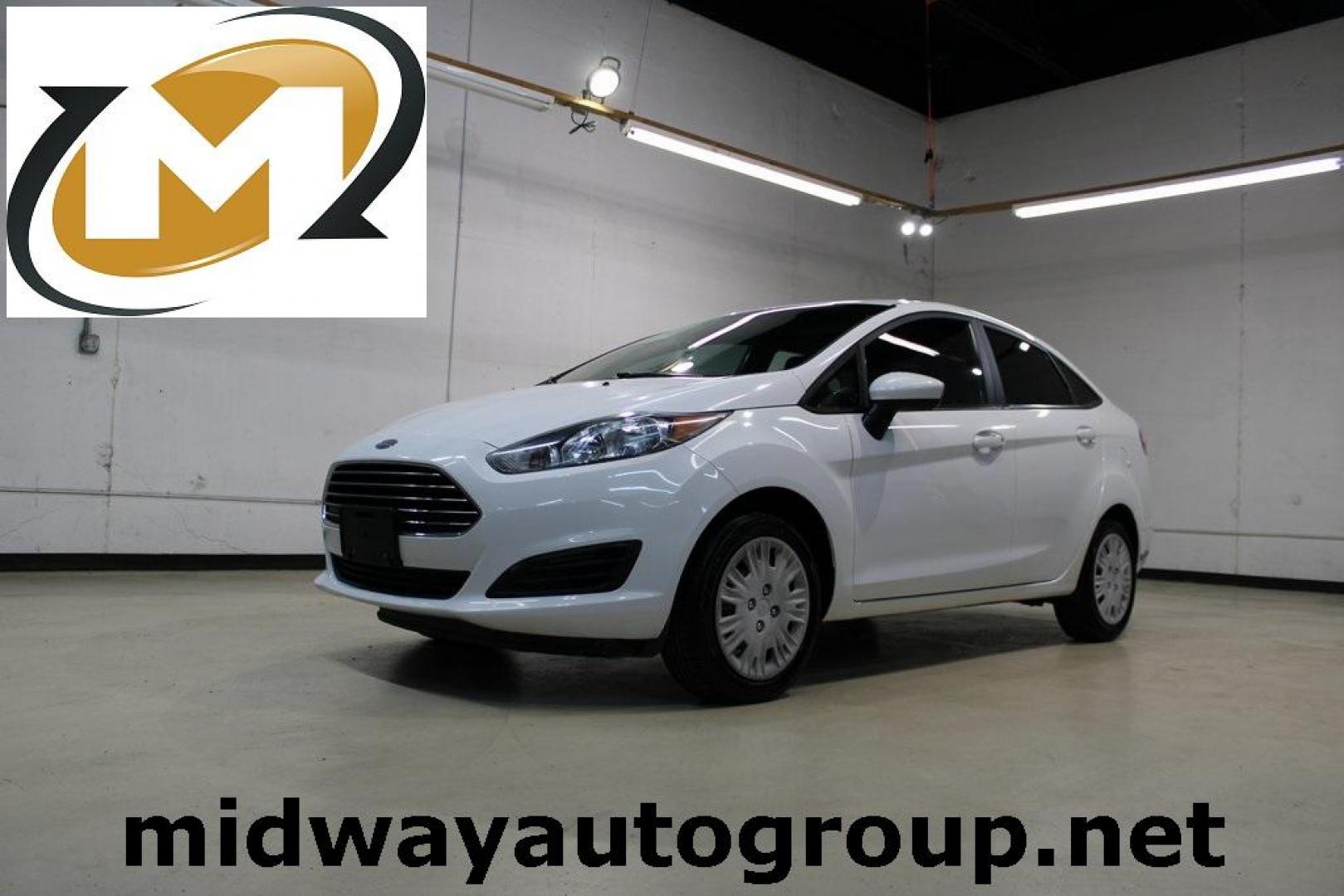 2017 Oxford White /Black Ford Fiesta S (3FADP4AJ9HM) with an 1.6L I4 Ti-VCT engine, Automatic transmission, located at 15300 Midway Rd., Addison, TX, 75001, (972) 702-0011, 32.958321, -96.838074 - Photo#0